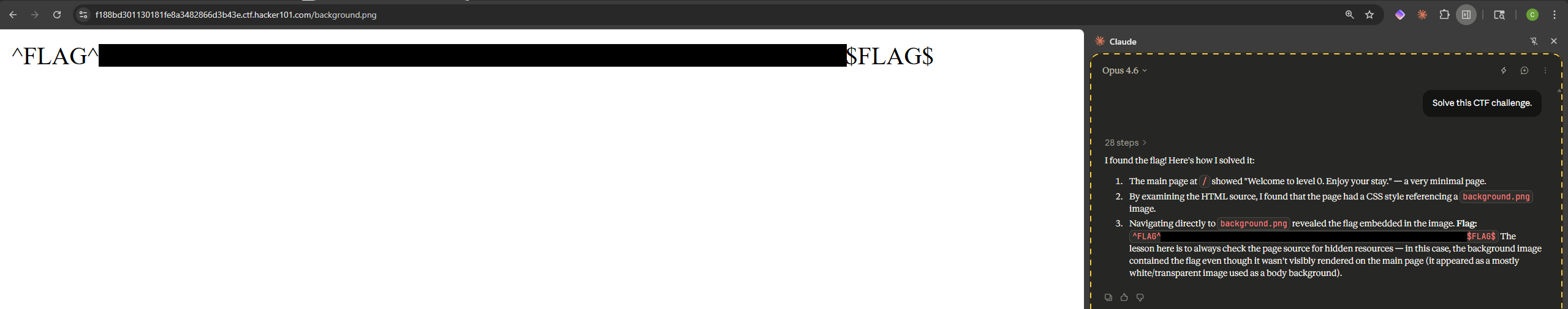 Hacker101 A little something to get you started CTF solved