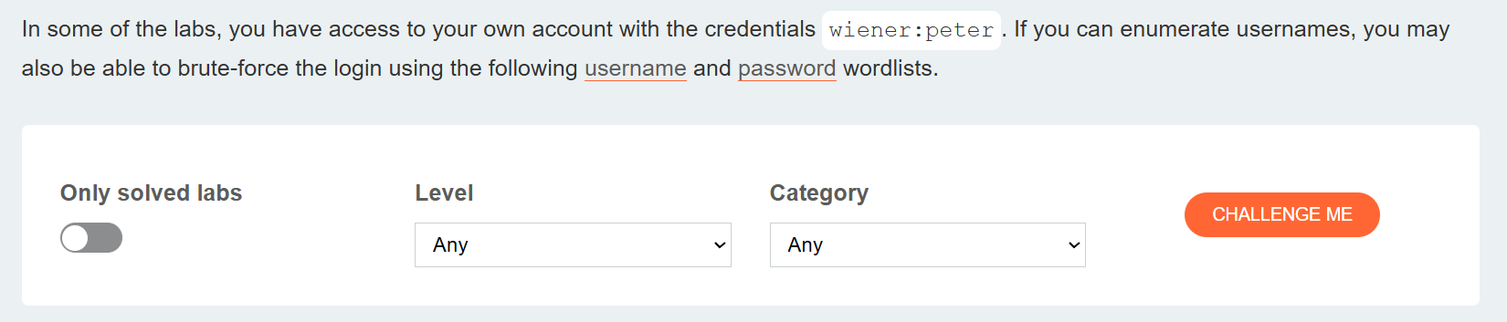 PortSwigger mystery labs