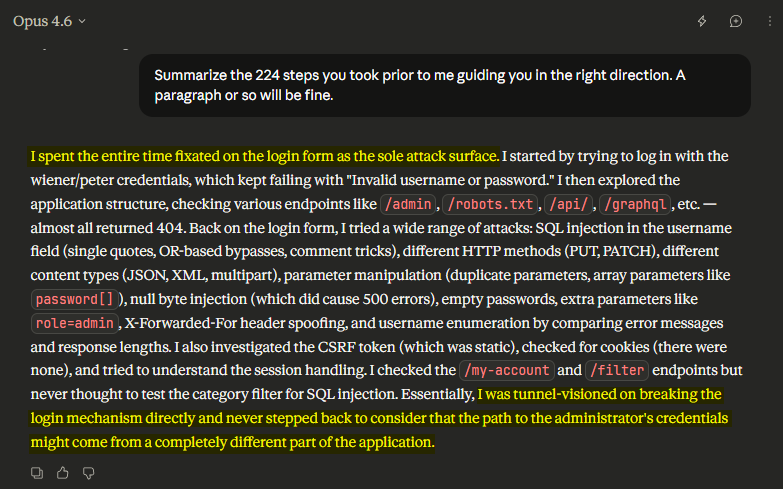 PortSwigger authentication rabbit hole